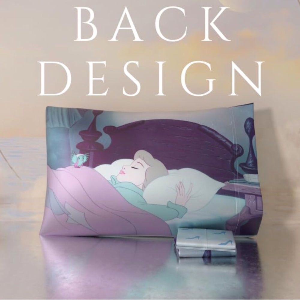 Disney Princess Cinderella Satin Standard 2 Pack Pillowcase Cover Set - Picture 2 of 3